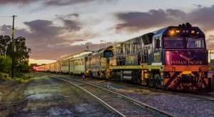 Indian Pacific and The Ghan railways on luxury tours of Australia with Distant Journeys