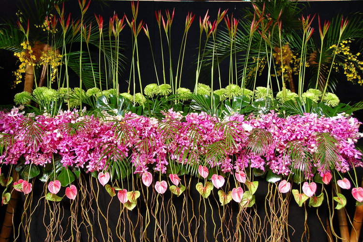 flower arrangement Melbourne International Flower and Garden Show 2013