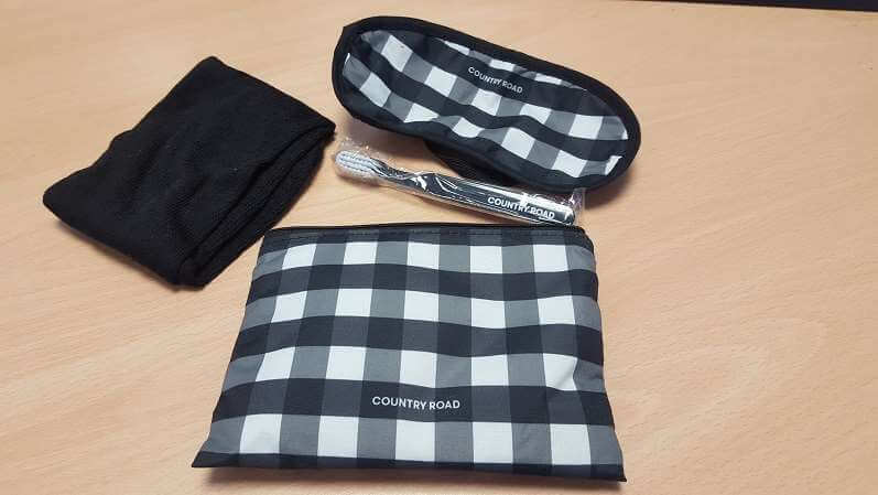 Qantas Amenity Kit premium economy