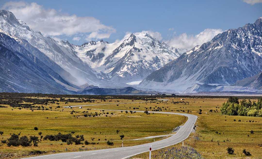 Christchurch towards Mt Cook