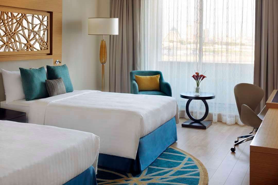 Marriott al Jaddaf Dubai twin room