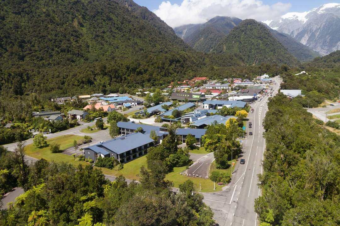 Scenic Hotel Franz Josef by air