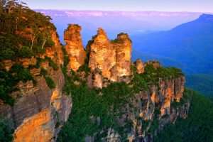 Blue Mountains scenic view