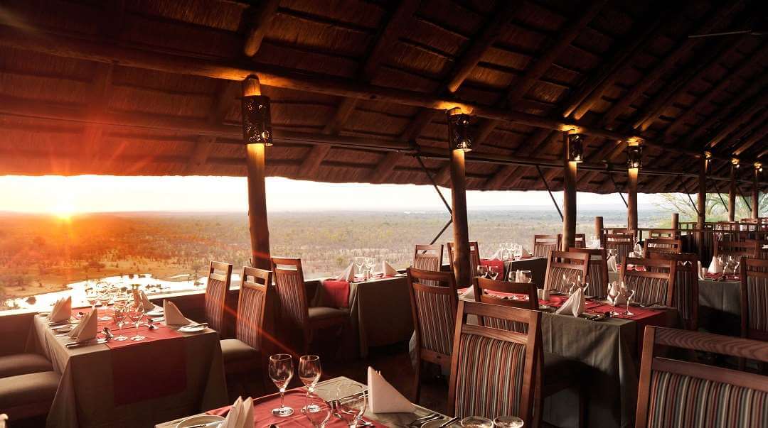 Victoria Falls Safari Lodge restaurant