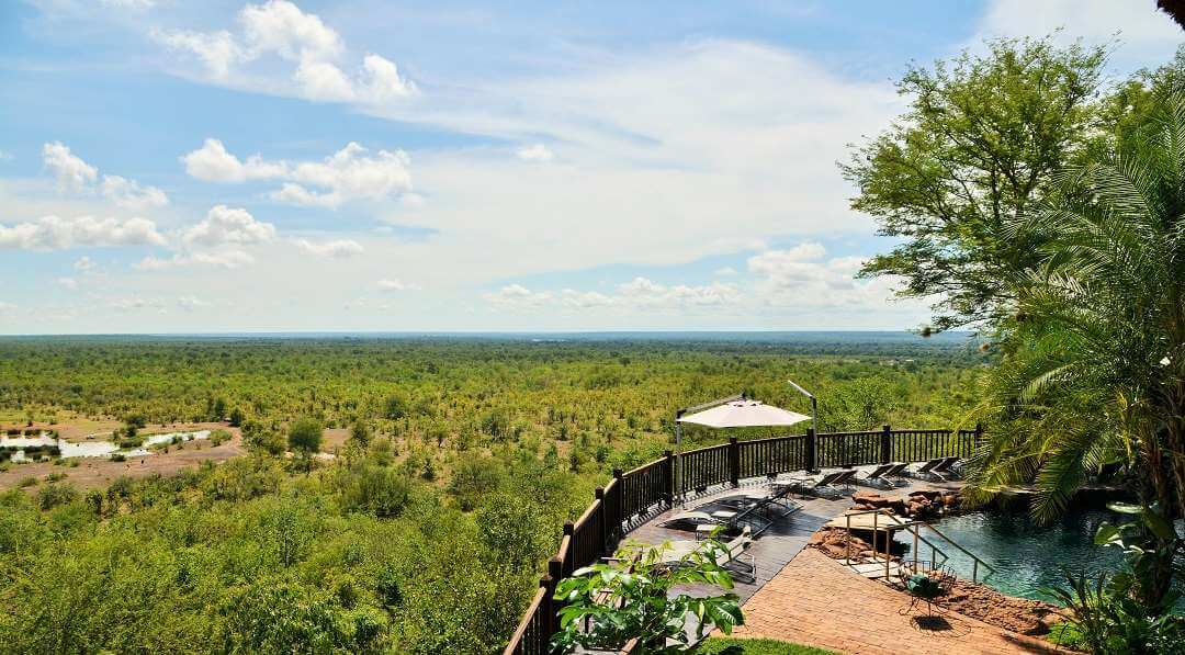 Victoria Falls Safari Lodge swimming pool