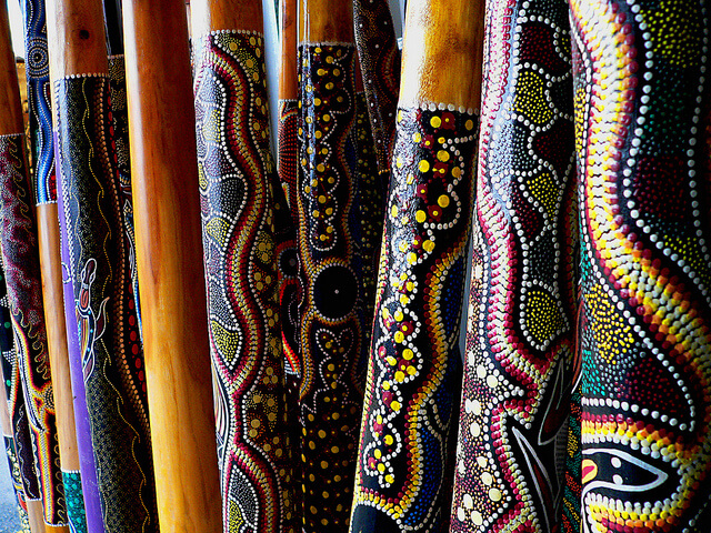 didgeridoo souvenir from ustralia