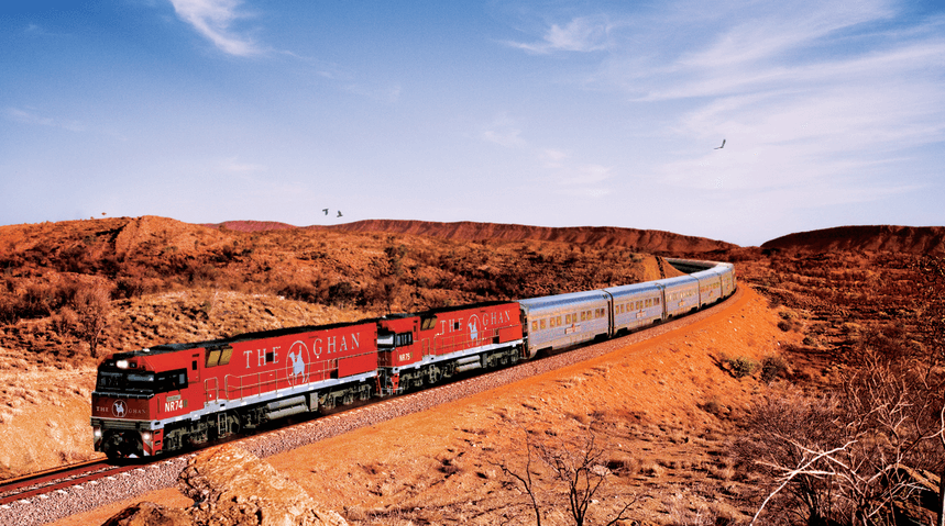 the ghan train in australia