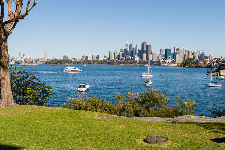 Sydney harbour view from Cremorne Point