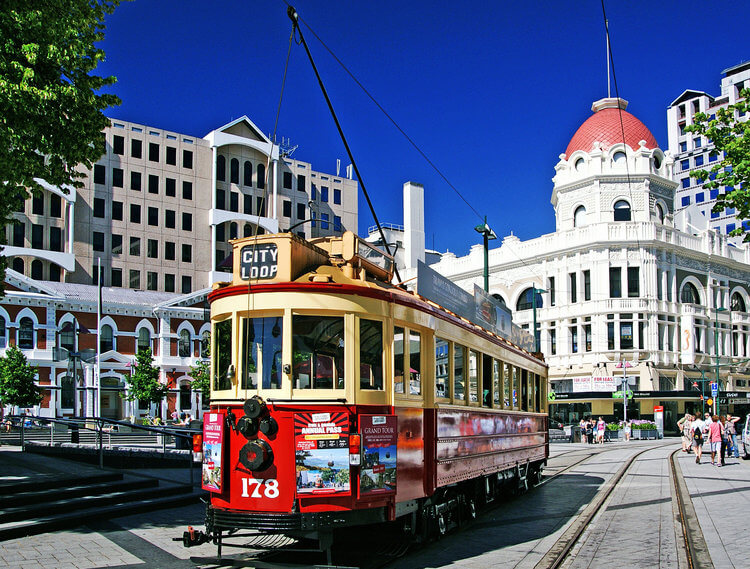 Christchurch historic tram tour