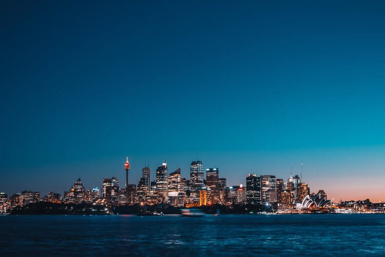 view of sydney from Cremorne Point Reserve 