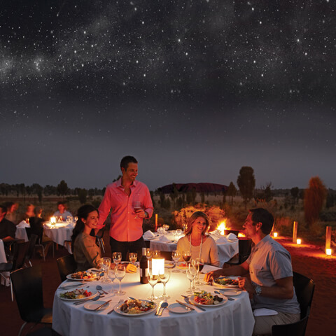 sounds of silence dinner Ayers rock Uluru