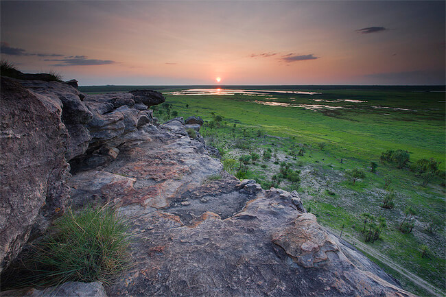 Ubirr sunset Kakadu National Park Australia