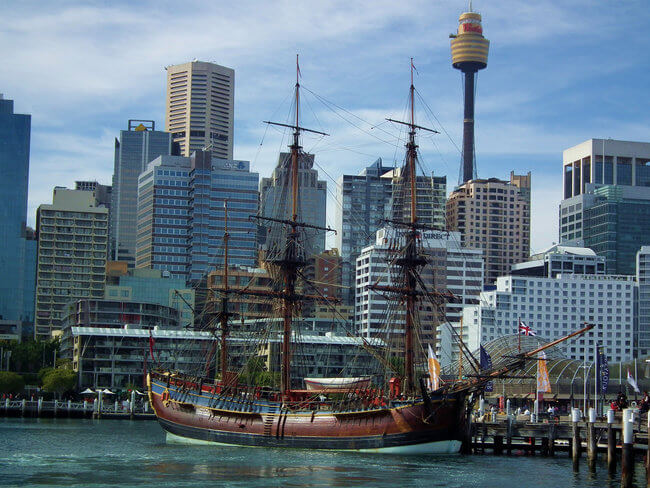 Australian national maritime museum Darling Harbour Sydney