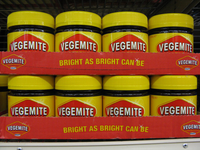 pots of vegemite in Australia