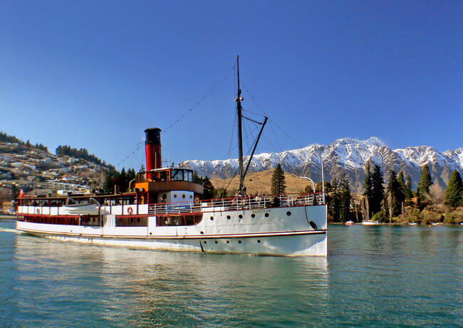 TSS Earnslaw steamer Lake Wakatipu Queenstown New Zealand