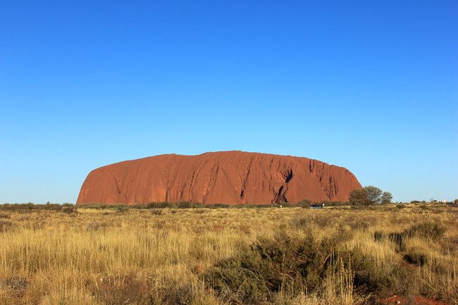 uluru close up red centre australia