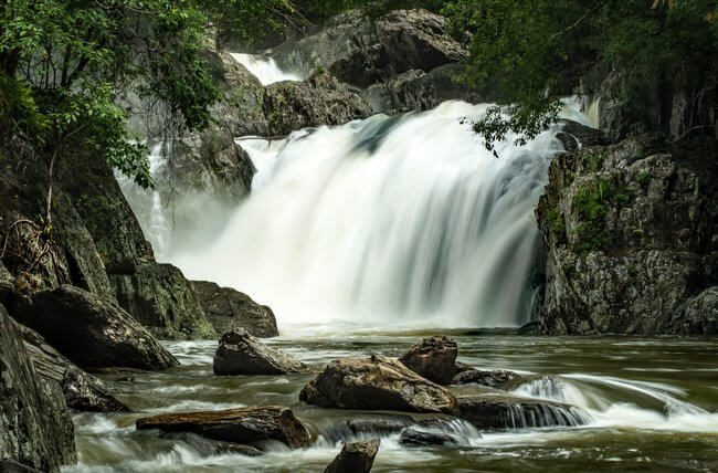 crystal cascades waterfall cairns australia