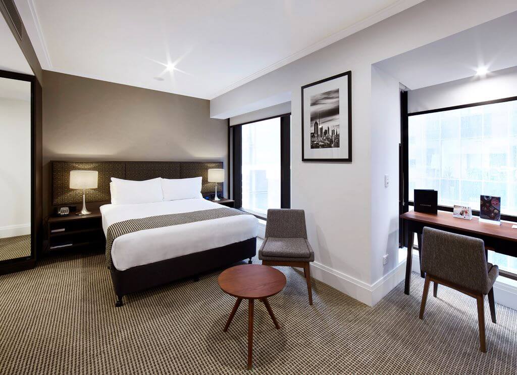 Australia Melbourne Stamford Plaza hotel interior double room