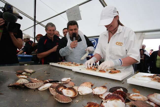 Scallop Festival Whitianga New Zealand