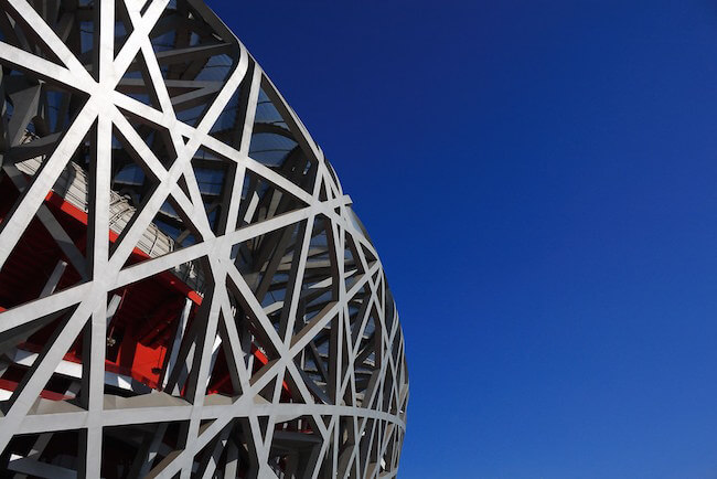 beijing birds nest national stadium