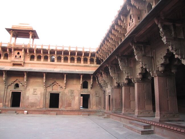 agra fort in india