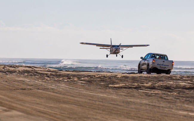 Air fraser Island australia