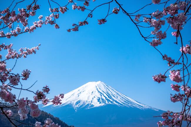 view of mount fuji japan