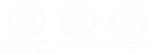 Distant Journeys BTA awards x2 escorted tour