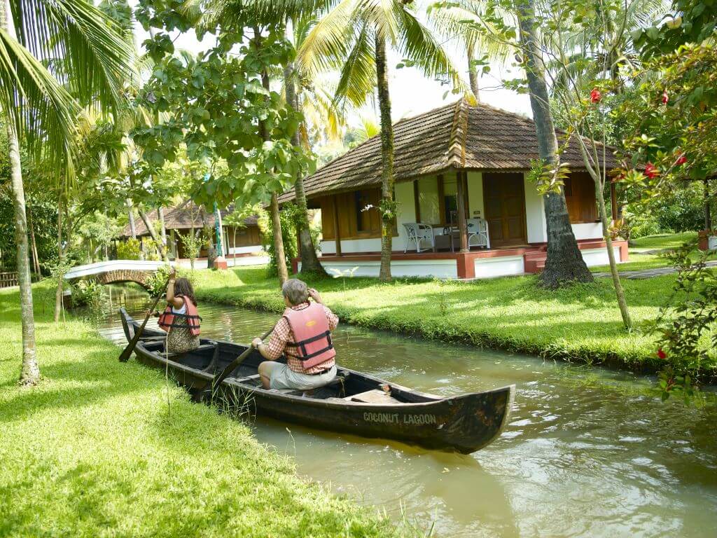 India_Kumarakom_Coconut Lagoon_Canoe