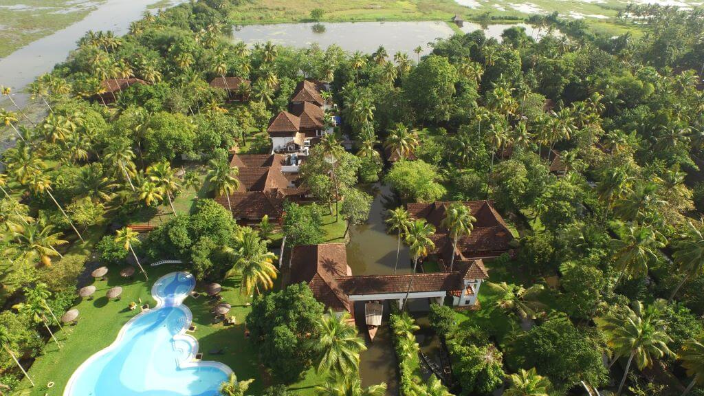 India_Kumarakom_Coconut Lagoon_overview