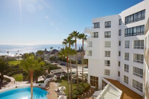 sunny view exterior President Hotel and Atlantic Ocean