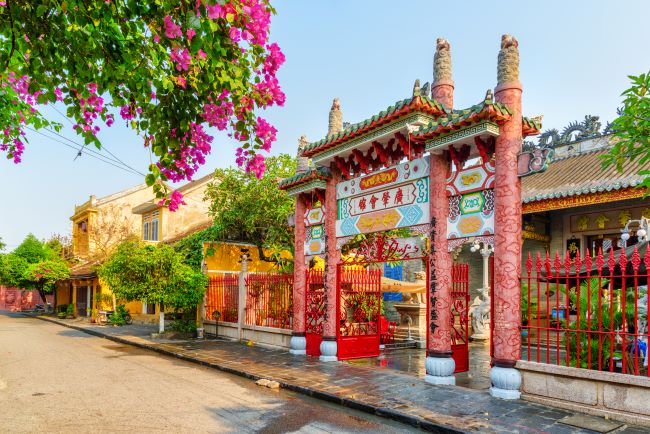 Picturesque temple in Hoi An Ancient Town, Vietnam