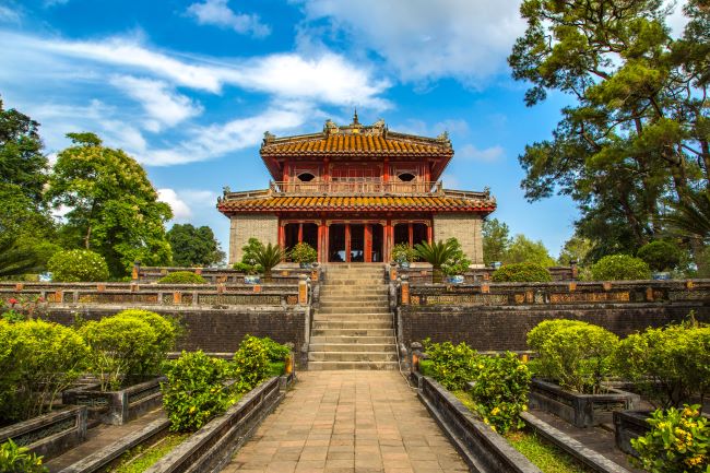 Impressive Minh Mang Tomb, Hue, Vietnam