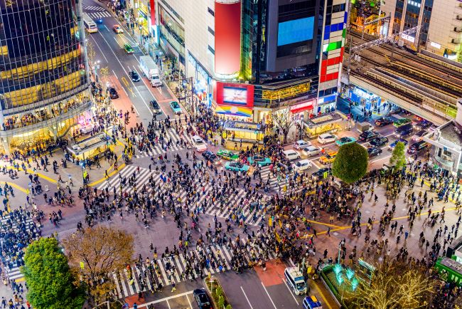 Shibua Crossing, Tokyo, Japan