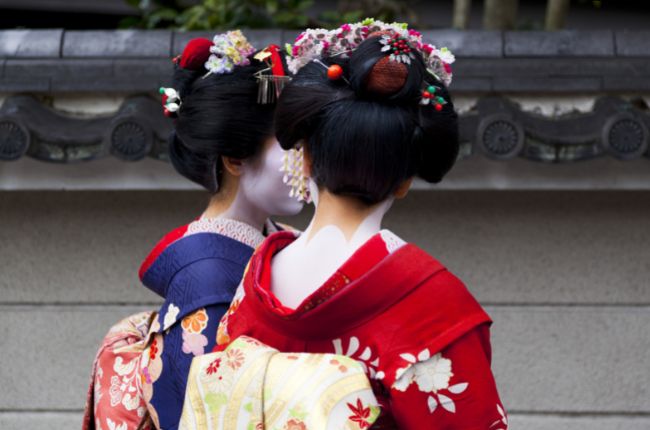 Geisha Girls in Kyoto Japan