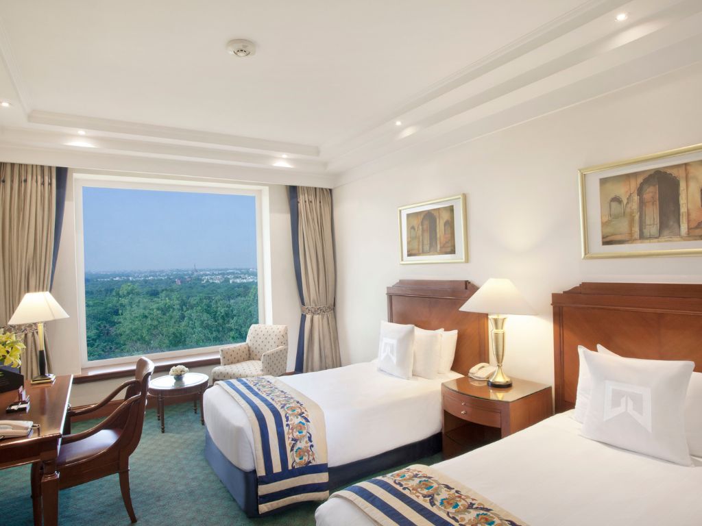 Sheraton New Delhi twin guest room