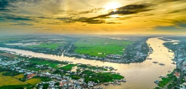 Chau Doc on the Mekong
