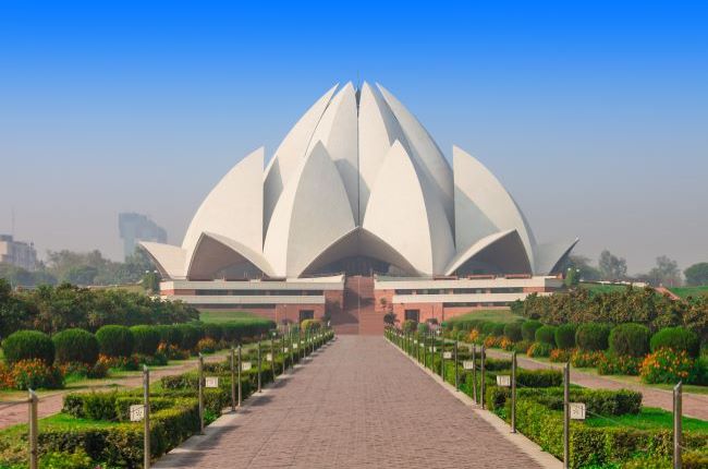 Lotus Temple in Delhi India 