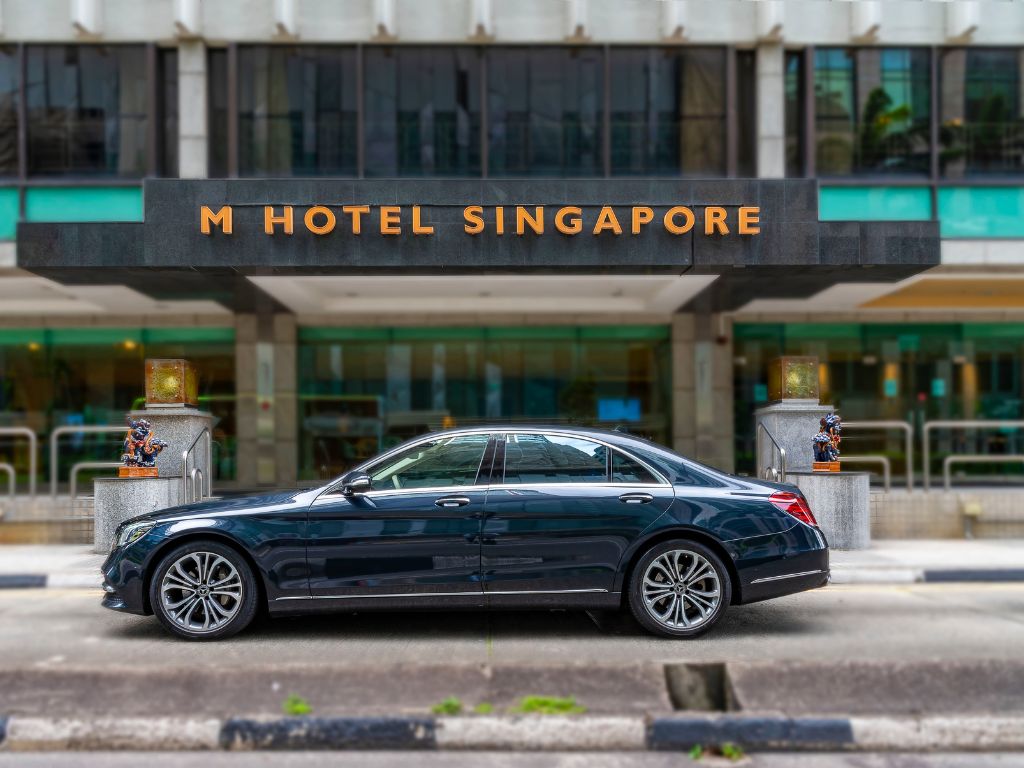 Entrance of M hotel, Singapore