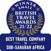 British Travel Awards logo for Sub-Sahara Africa 2021_22
