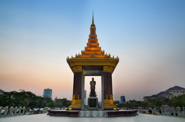 Statue of King Norodom Cambodia