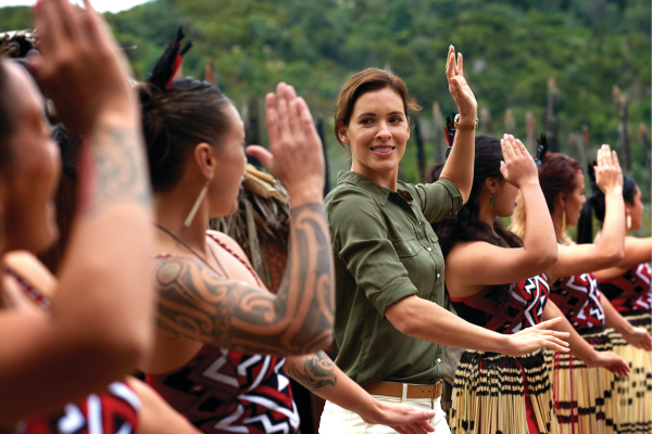 Maori dancing